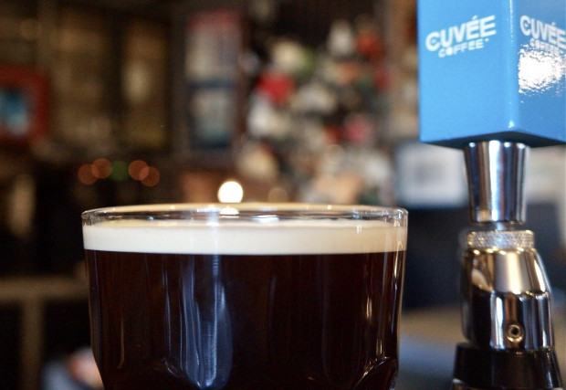 Common Grounds serving coffee on tap