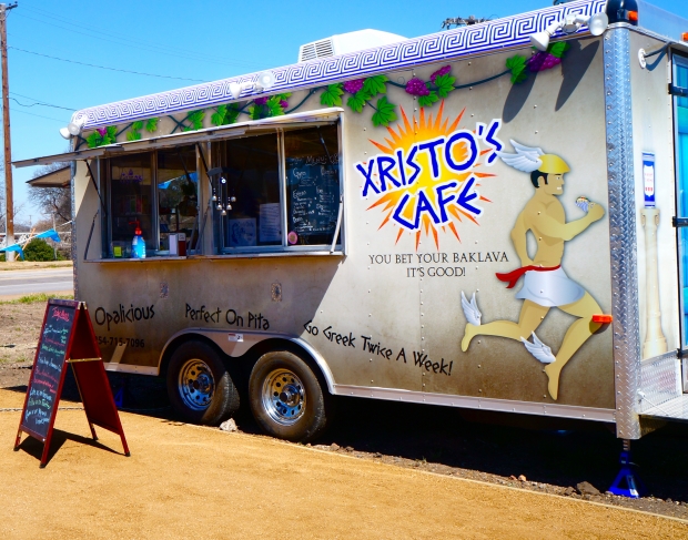 New food truck! Xristo&#039;s serving Greek on river