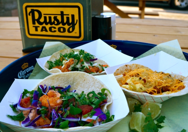 Rusty planning newest taco party