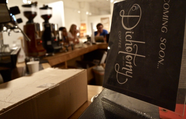 Dichotomy coffee bar at Croft ready to go