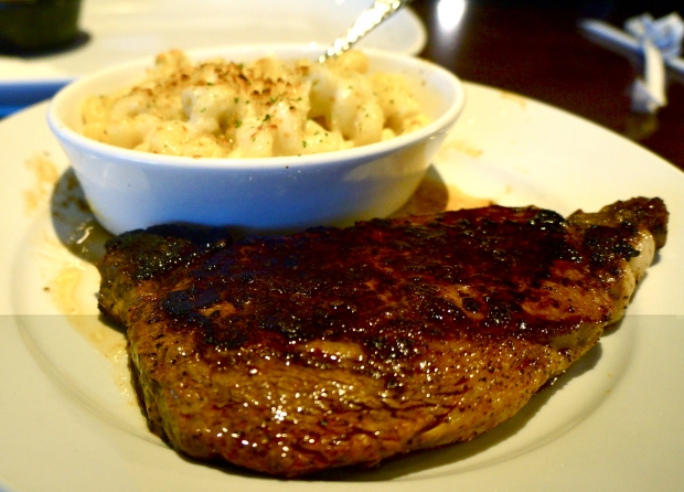 Longhorn rib eye does its job
