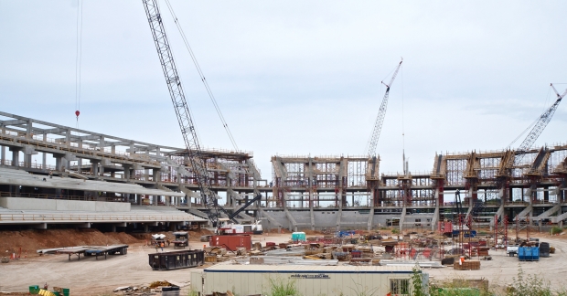 New Baylor Stadium right on schedule